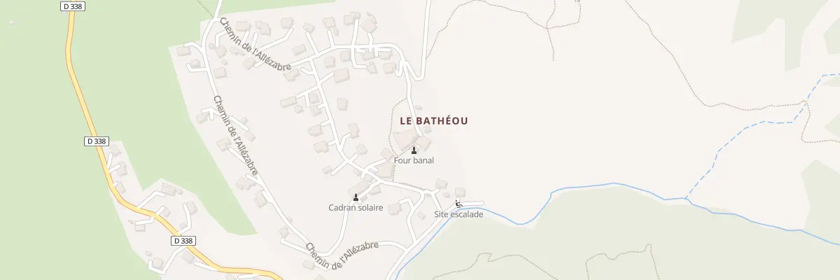 Plan du 644 Rte du Bathéoud à La Roche-de-Rame