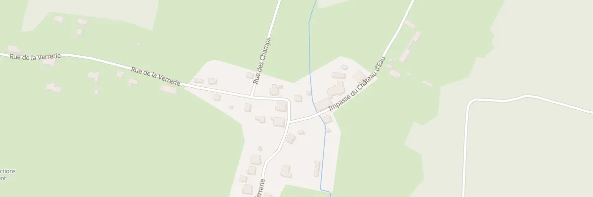 Plan du 30 Rue de la Verrerie à Malbouhans