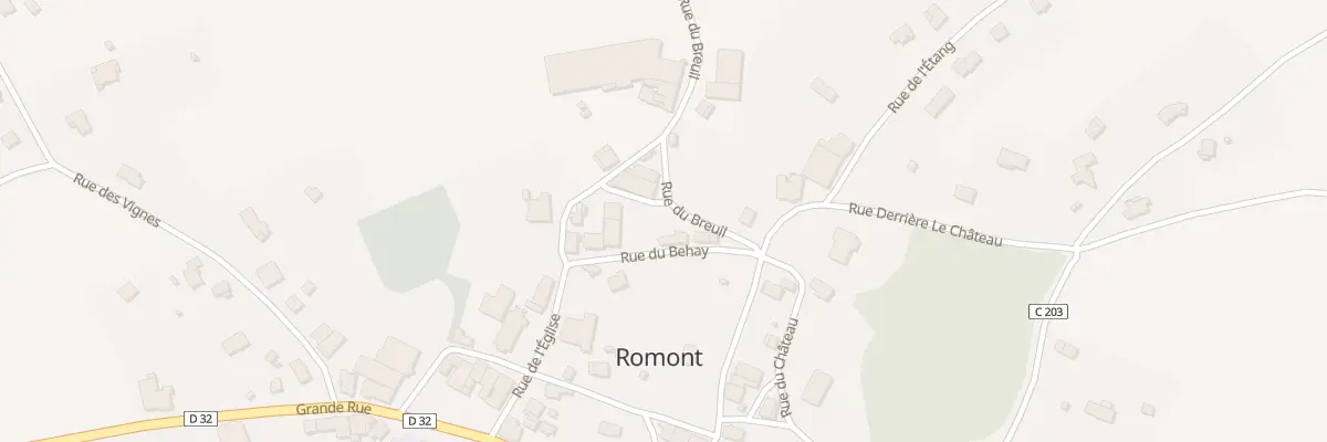Plan du 10 Rue du Breuil à Romont