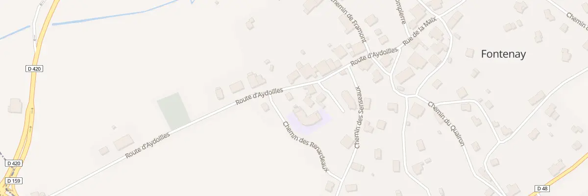 Plan du 11 Rte d’Aydoilles à Fontenay