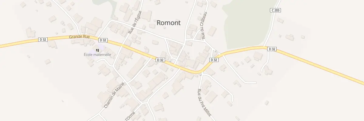 Plan du 2 Rue de l’Etang à Romont