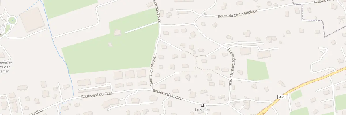 Plan du 9 Che Du Maure à Évian-les-Bains