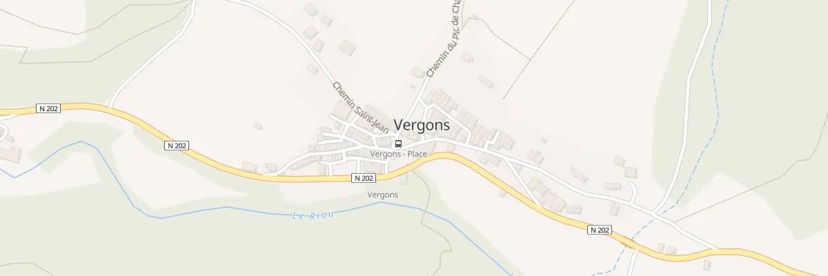 Plan du 5096 Le Village à Vergons