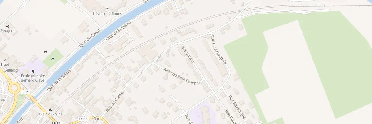 Plan du 6 Rue Voulot à L’Isle-sur-le-Doubs