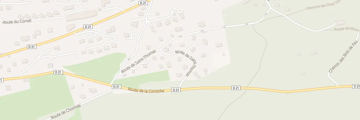 Plan du 57 Rte De Saint Thomas à Évian-les-Bains