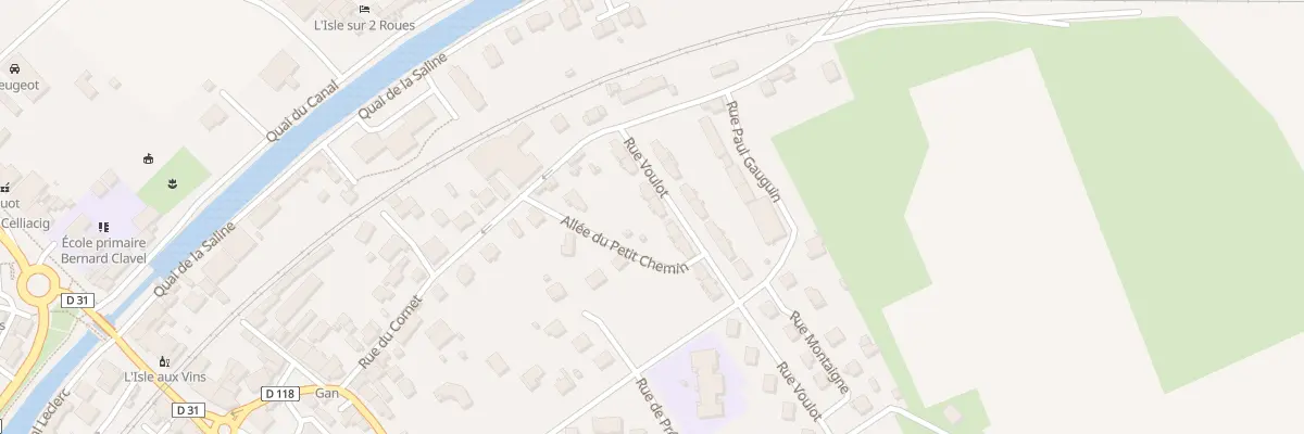 Plan du 8 Rue Voulot à L’Isle-sur-le-Doubs