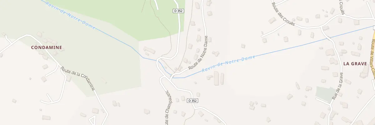 Plan du 5052 Les Croues à Beauvezer