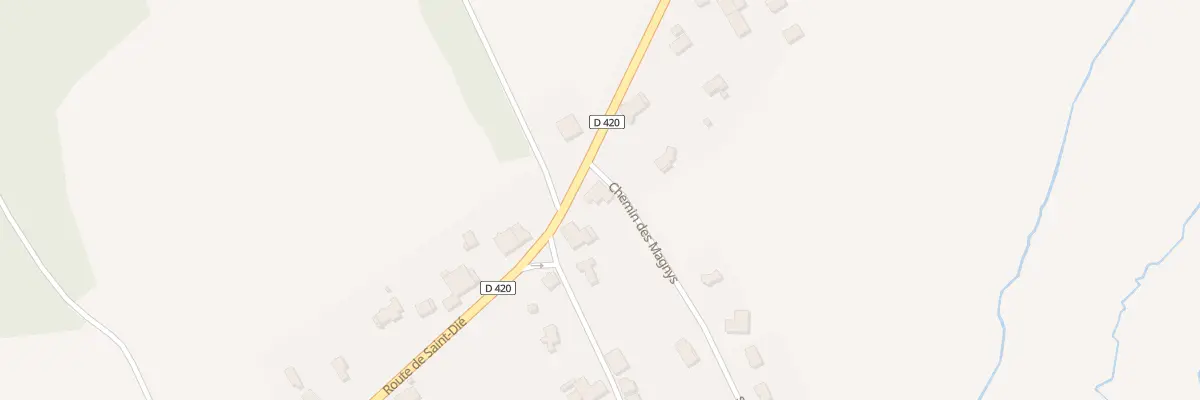 Plan du 8 Rte de St Die à Fontenay