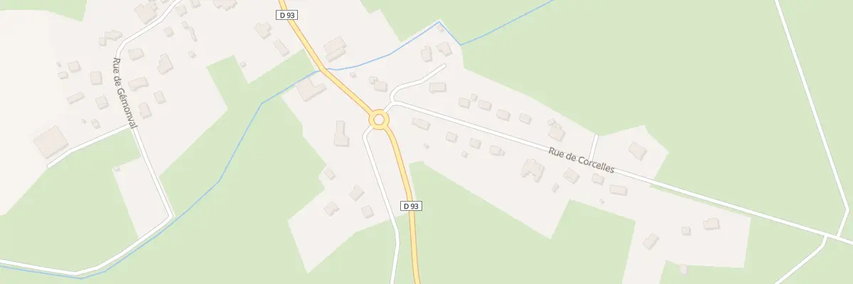Plan du 8 Rue de Corcelles à Crevans-et-la-Chapelle-lès-Granges