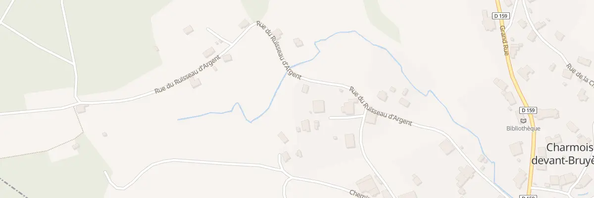 Plan du 23 Rue du Ruisseau d’Argent à Charmois-devant-Bruyères