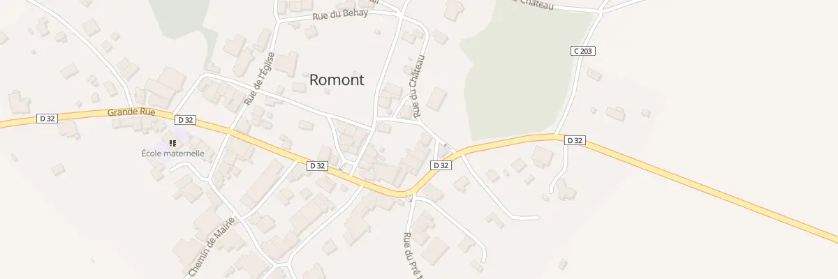 Plan du 4 Gr Grande Rue à Romont