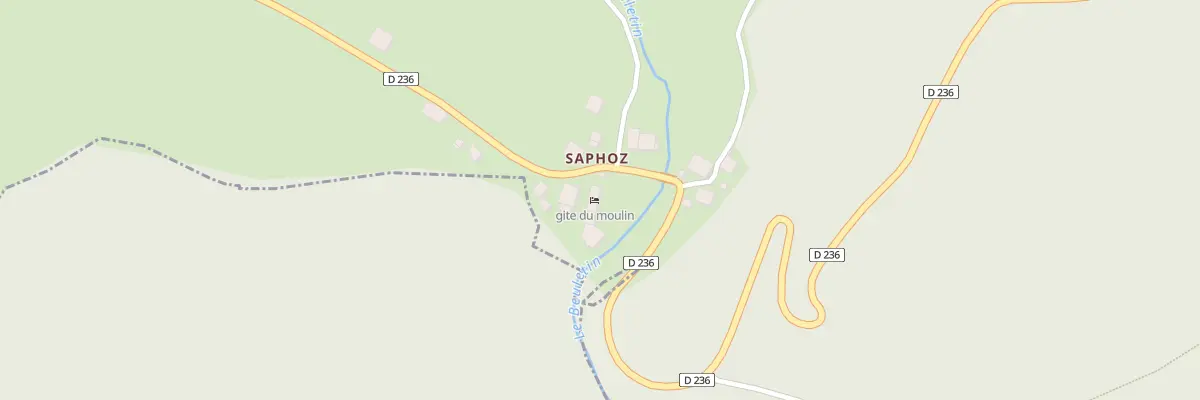 Plan du 1 Saphoz à Esmoulières