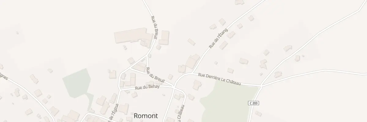 Plan du 5 Rue de l’Etang à Romont
