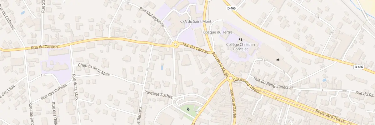 Plan du 11B Rue du Canton à Remiremont