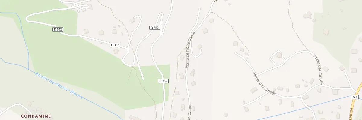 Plan du 5048 Les Croues à Beauvezer