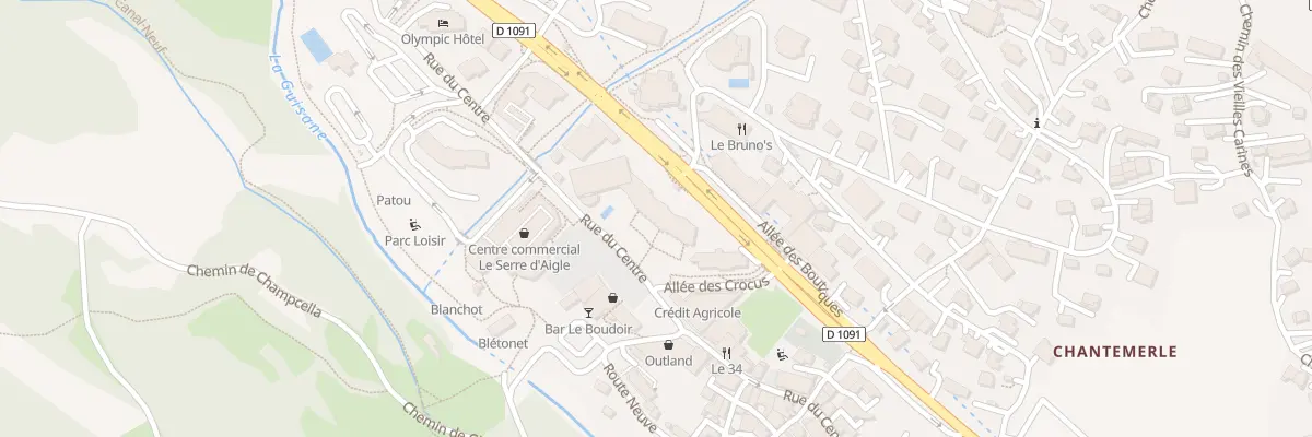 Plan du 540 Rue du Centre à Saint-Chaffrey