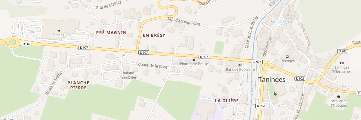 Plan du 165 Av de la Gare à Taninges