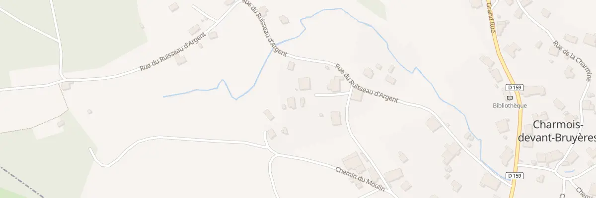Plan du 4 La Creuse à Charmois-devant-Bruyères