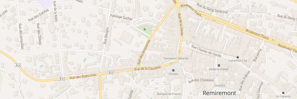 Plan du 18 Rue des Brasseries à Remiremont