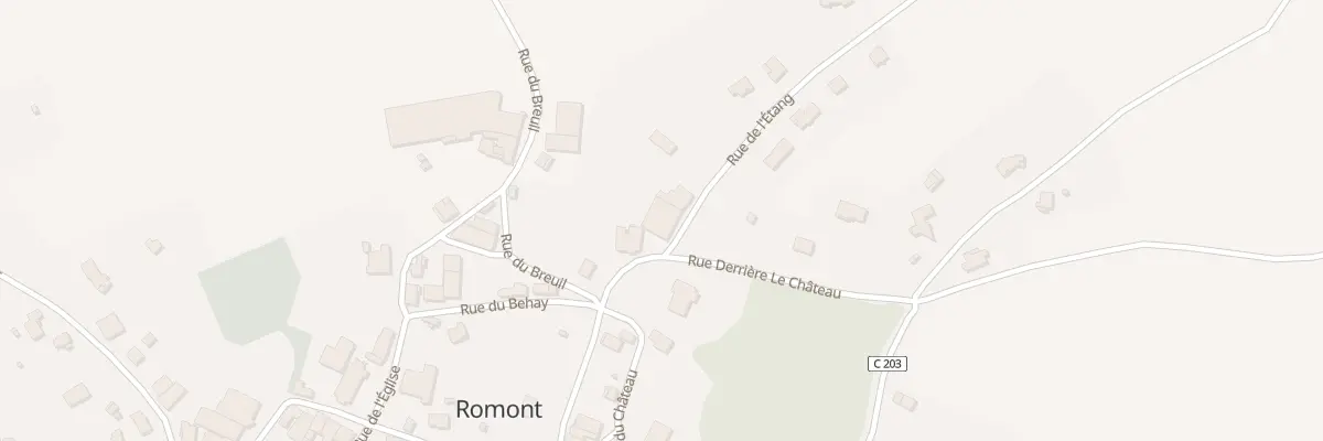 Plan du 7 Rue de l’Etang à Romont
