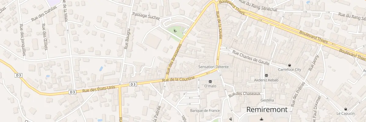 Plan du 12 Rue des Brasseries à Remiremont