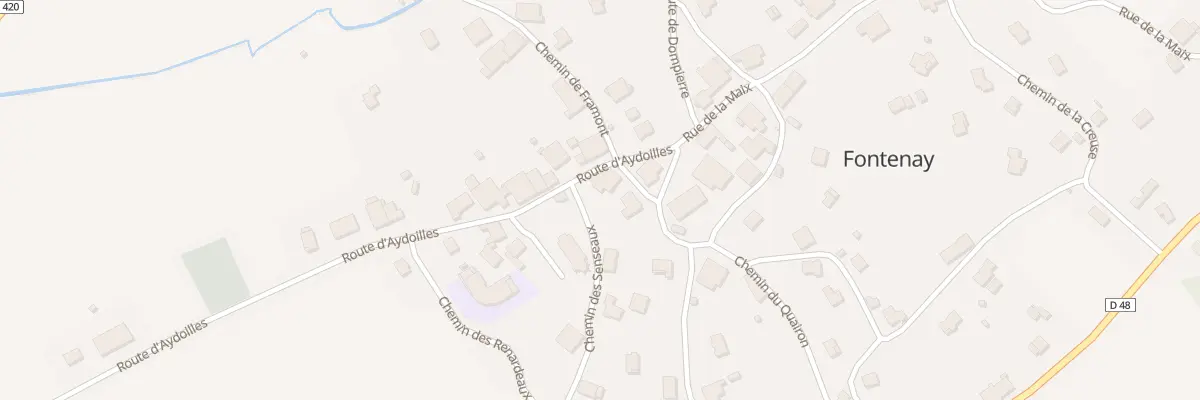 Plan du 3 Rte d’Aydoilles à Fontenay