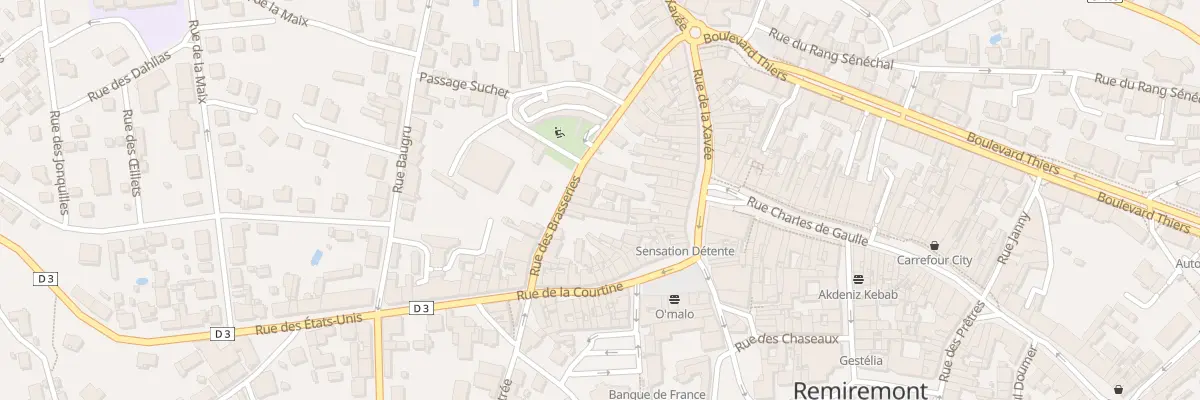 Plan du 22 Rue des Brasseries à Remiremont