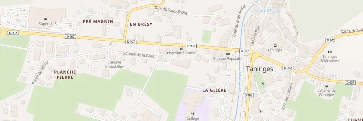 Plan du 47 Che de Maneguet à Taninges