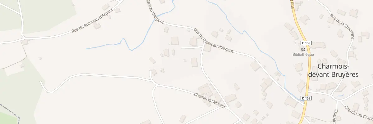 Plan du 11 Rue du Moulin à Charmois-devant-Bruyères