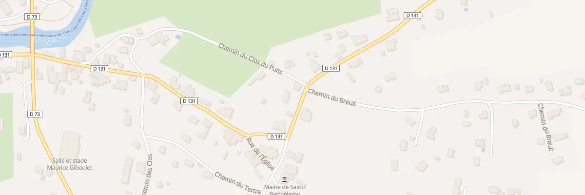 Plan du 3 Rte sous le Mont de Vannes à Saint-Barthélemy