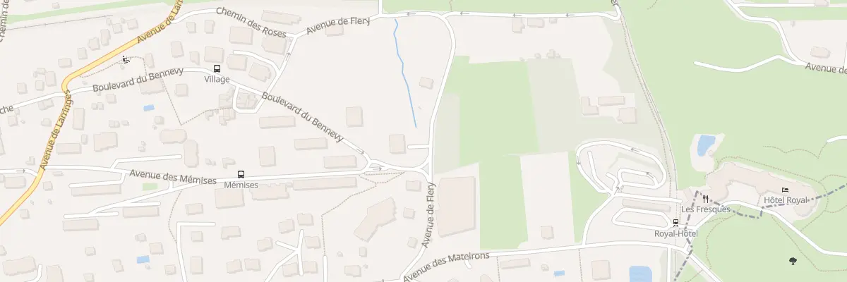 Plan du 10 Bd Du Bennevy à Évian-les-Bains