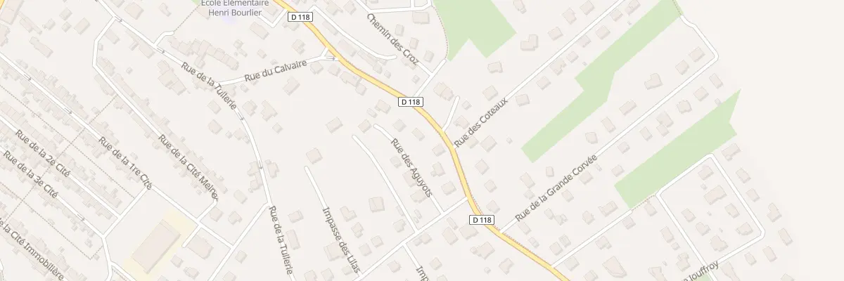 Plan du 34 Rue Lieutenant Henri Bourlier à L’Isle-sur-le-Doubs