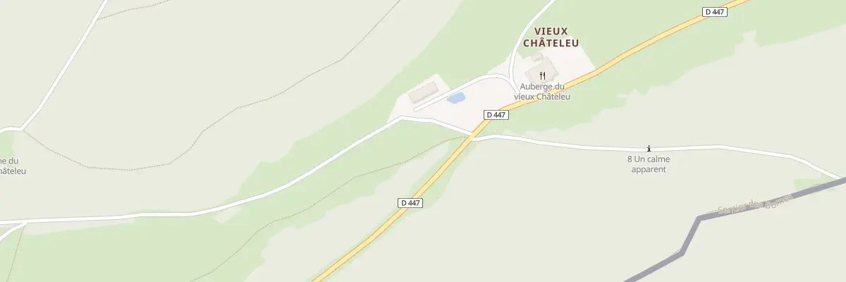 Plan du Chateleu à Grand’Combe-Châteleu