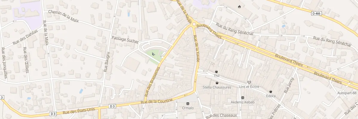 Plan du 34 Rue des Brasseries à Remiremont