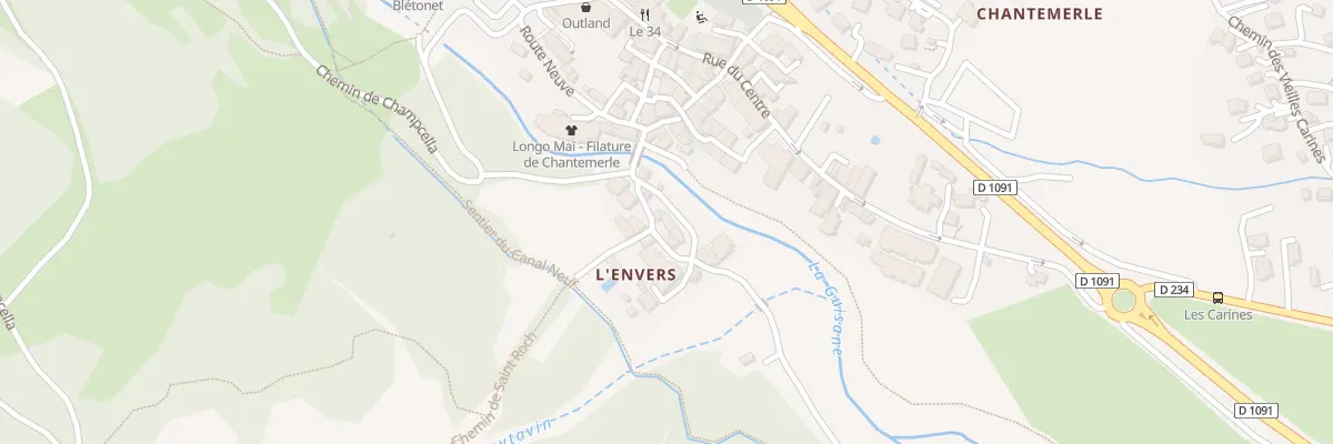 Plan du 5885 L’Envers à Saint-Chaffrey