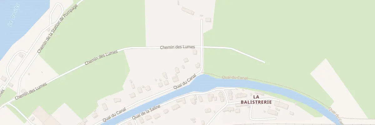 Plan du 20 Quai du Canal à L’Isle-sur-le-Doubs