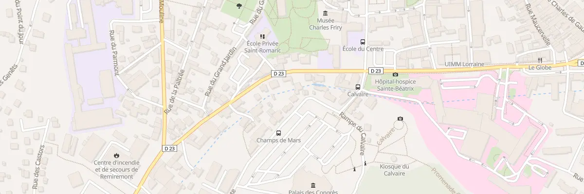 Plan du 6 Fg de la Croisette à Remiremont