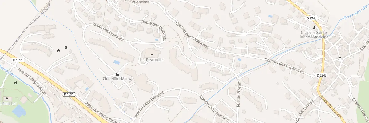 Plan du 931 Rue de l’Eyrette à Saint-Chaffrey