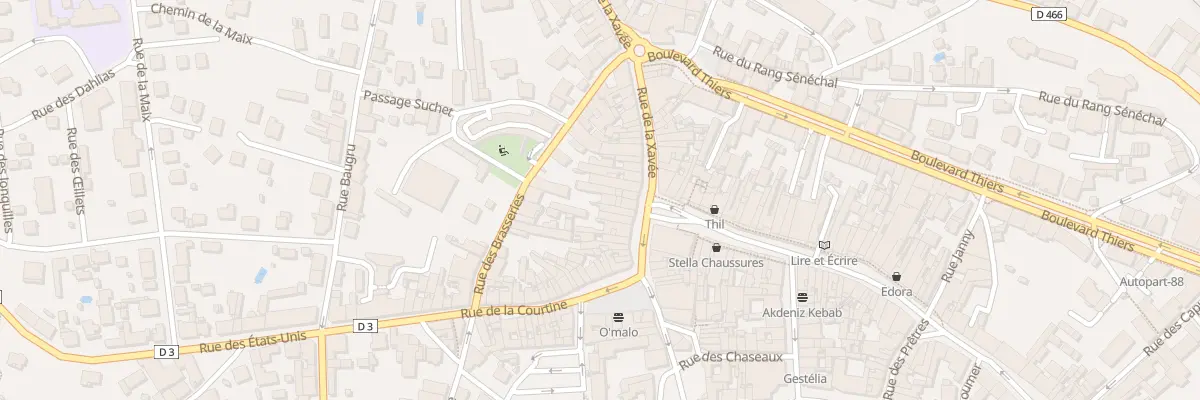 Plan du 17 Rue de la Xavée à Remiremont