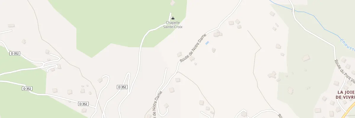Plan du 7000 Les Croues à Beauvezer