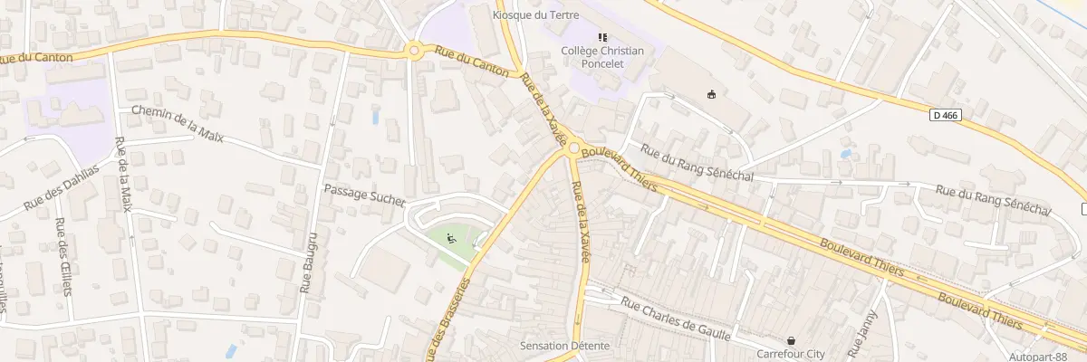 Plan du 52B Rue des Brasseries à Remiremont