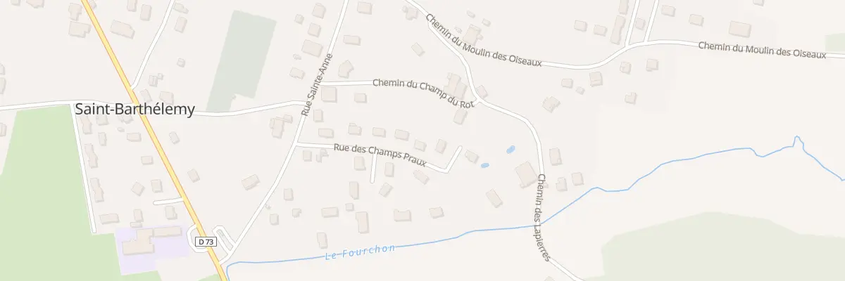 Plan du 9 Rue des Champs Praux à Saint-Barthélemy