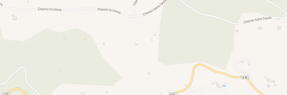 Plan du 5558 La Lioure à Claviers