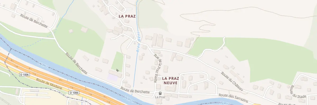 Plan du 5257 La Praz Neuve à Saint-André