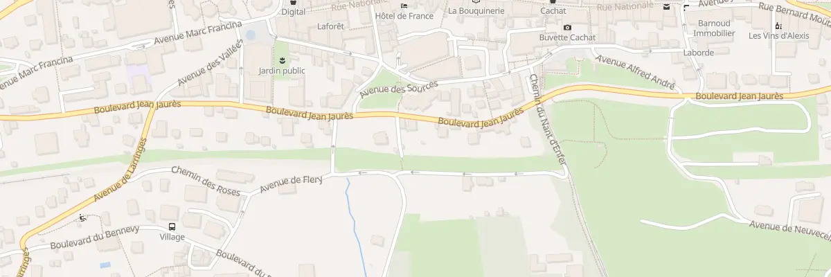 Plan du 47 Bd Jean Jaures à Évian-les-Bains