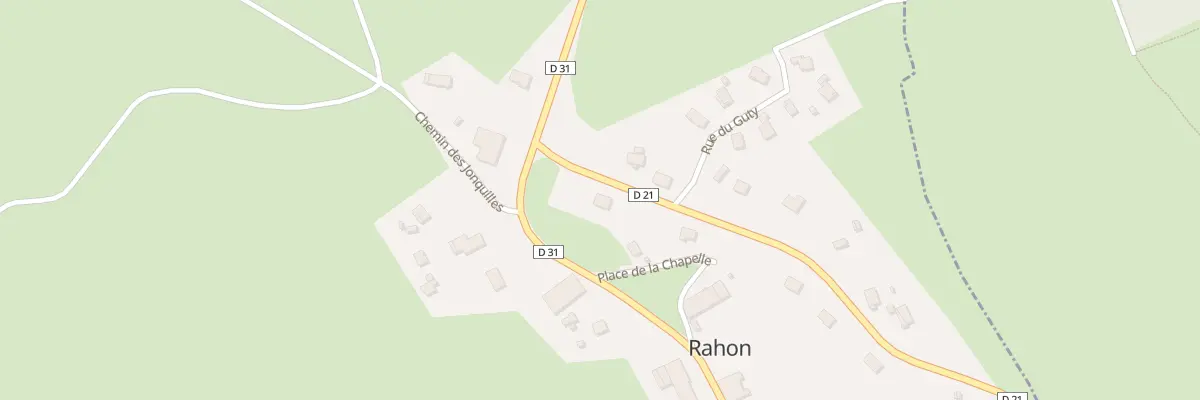 Plan du 4 Rte de Belvoir à Rahon