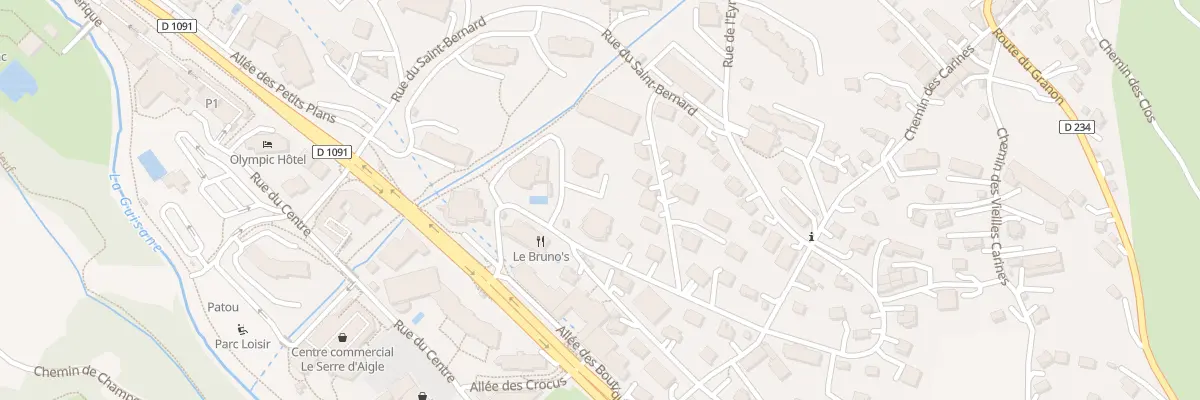 Plan du 121 Rue de l’Eyrette à Saint-Chaffrey