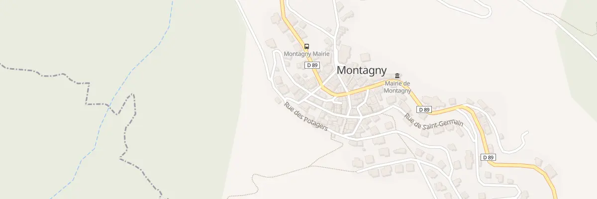 Plan de Montagny à Montagny