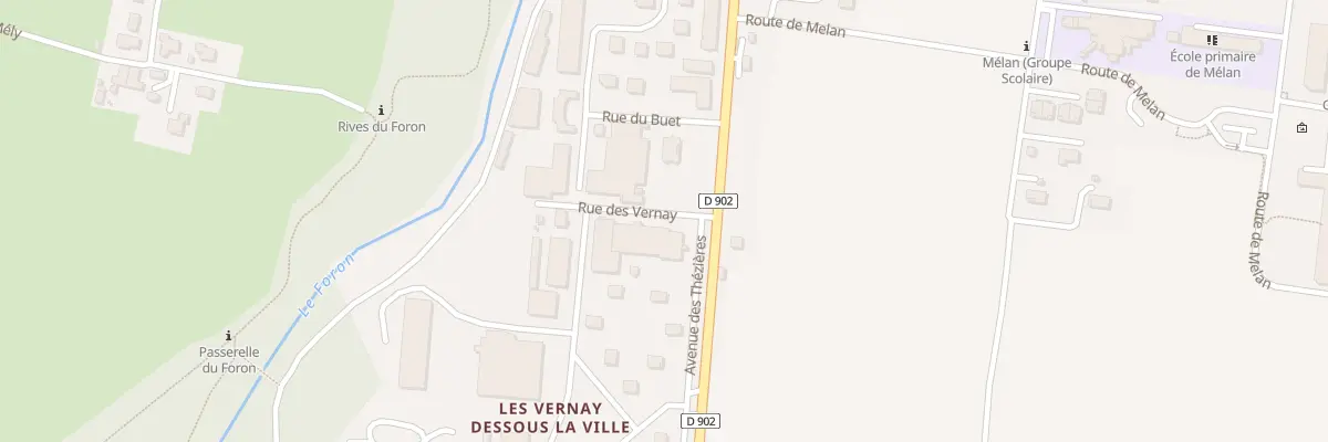 Plan du 43 Rue des vernay à Taninges