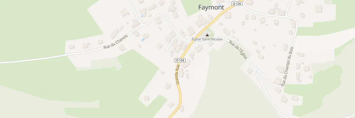 Plan du 5 Rue Grande Rue à Faymont